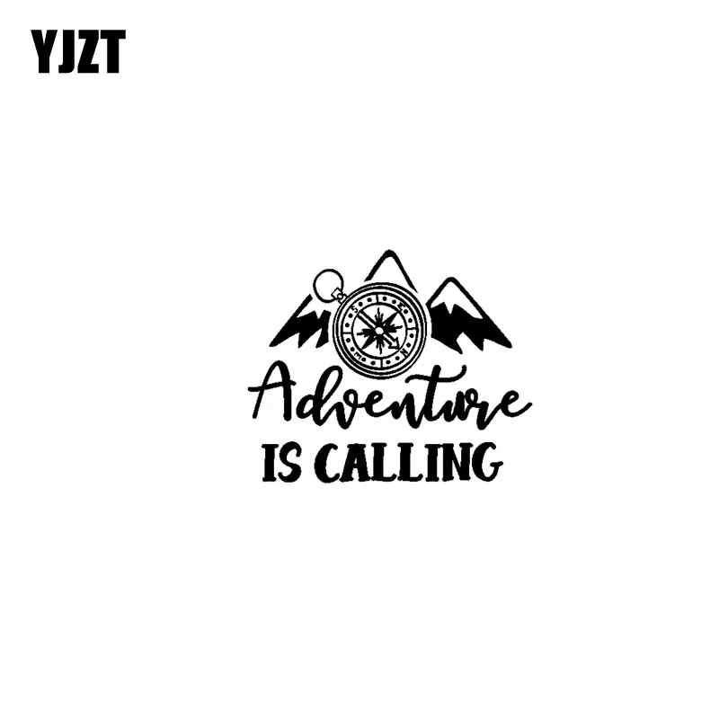 YJZT 17 8 см * 14 5 виниловые наклейки для автомобиля мотоцикла с надписью Adventure Is call