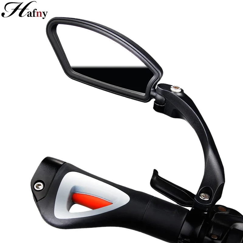 Preise Hafny Fahrrad Edelstahl Objektiv Spiegel MTB Lenker Seite Sicherheit Rückspiegel Rennrad Radfahren Flexible Rückspiegel