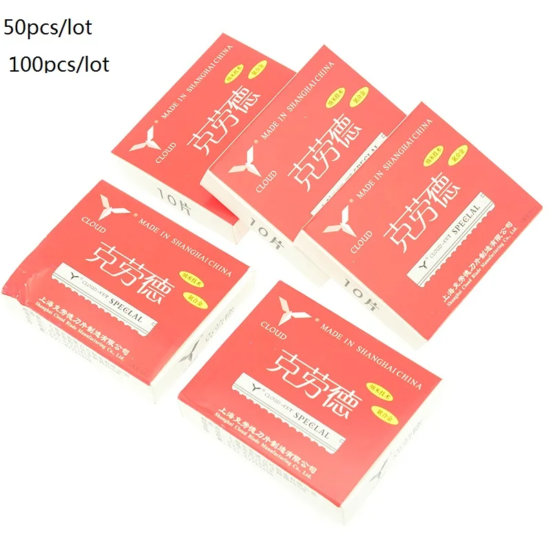 

Safety Hair Knife Razor Blades Stainless Steel Hairdressing Hair Trimmer Thinning Blades Salon Shaving Blades for Men HD0003