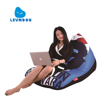 

LEVMOON Beanbag Sofa Chair Che Guevara Seat Zac Comfort Bean Bag Bed Cover Without Filling Cotton Indoor Beanbags Lounge Chair