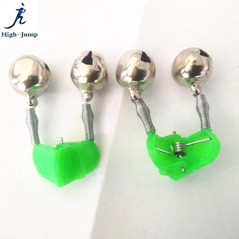 

Crap Fishing Bite Alarm Plastic Clip Double Metal Bell Angling Fish Bite Alarm Fishing Tools Clip on the Fishing Rod Accessories