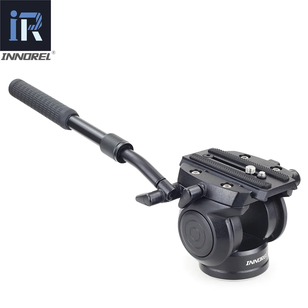  H70 Video Tripod head Fluid monopod Head Hydraulic Damping for DSLR camera Bird Watching 8kg load P
