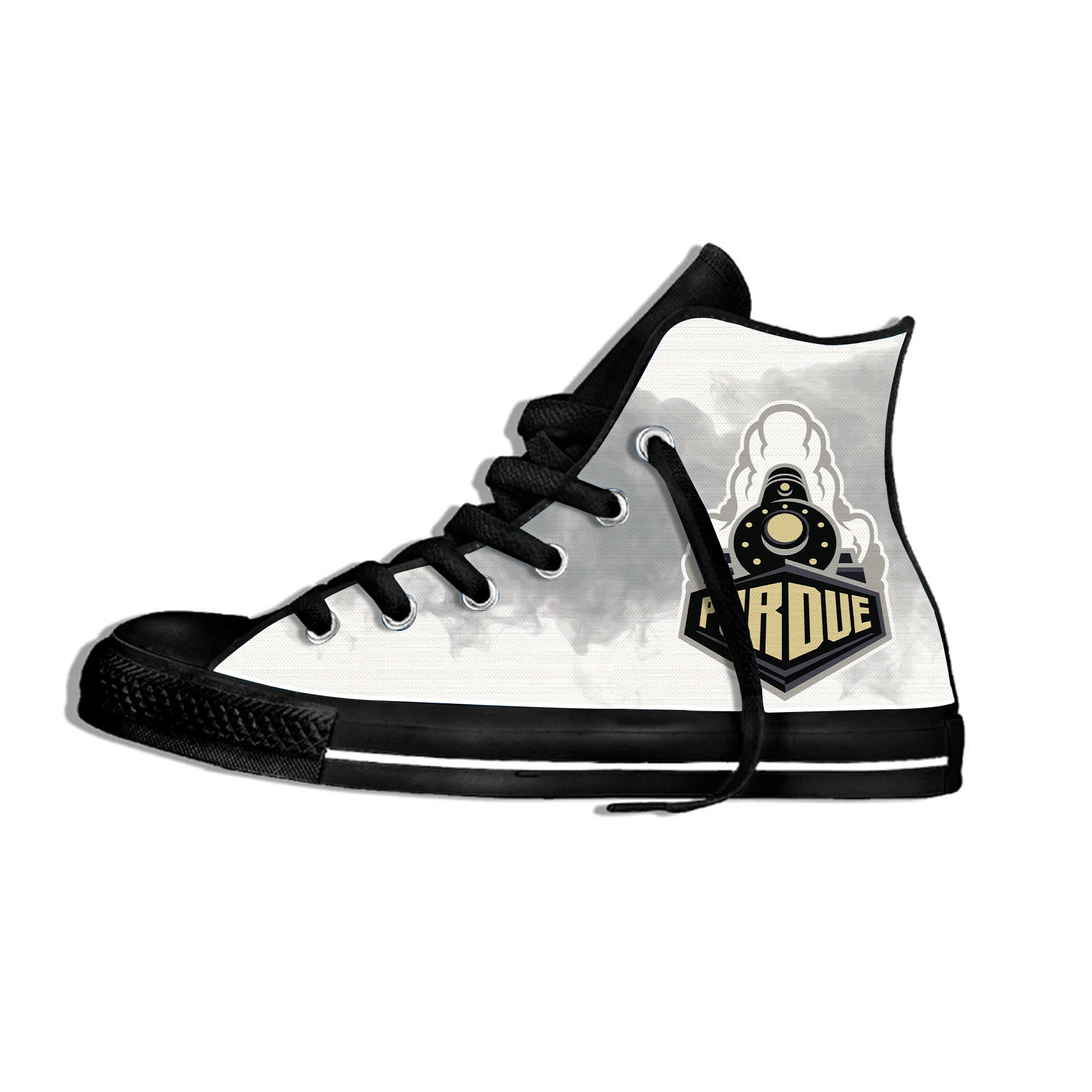 

Lightweight Men's/women's Purdue Shoes Casual University Flat Canvs Sneakers Breathable High Top Shoes