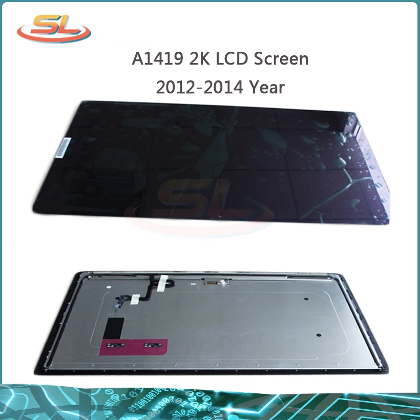 Original used for iMac A1419 27 2K LED LCD Screen Panel Front Glass Full Assembly LM270WQ1