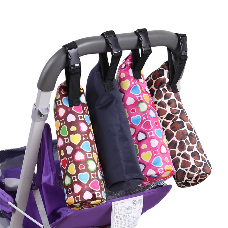 

Stroller Hanging Warmers Mummy Tote Bag Baby Bottles Holder New Baby Thermal Insulation Feeding Bottle Bags