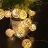 2M Rattan Ball USB 5V 20LED String Light Warm White Fairy Light Holiday Light For Party Christmas Wedding Home Decoration ► Photo 3/6