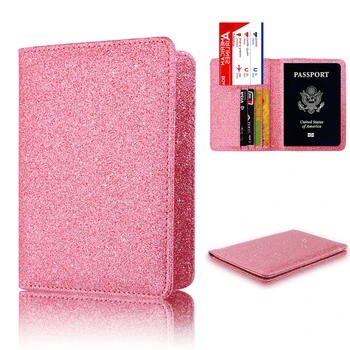 

Blocking Case for Wallet Cover Case Passport Travel Shiny Passport Holder