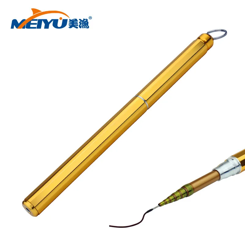 EMMROD New Pocket Rod Portable Carbon 1.4m Fishing Rod Ultrashort Pen Type Hand Pole Fishing Pole Streams Rod S2