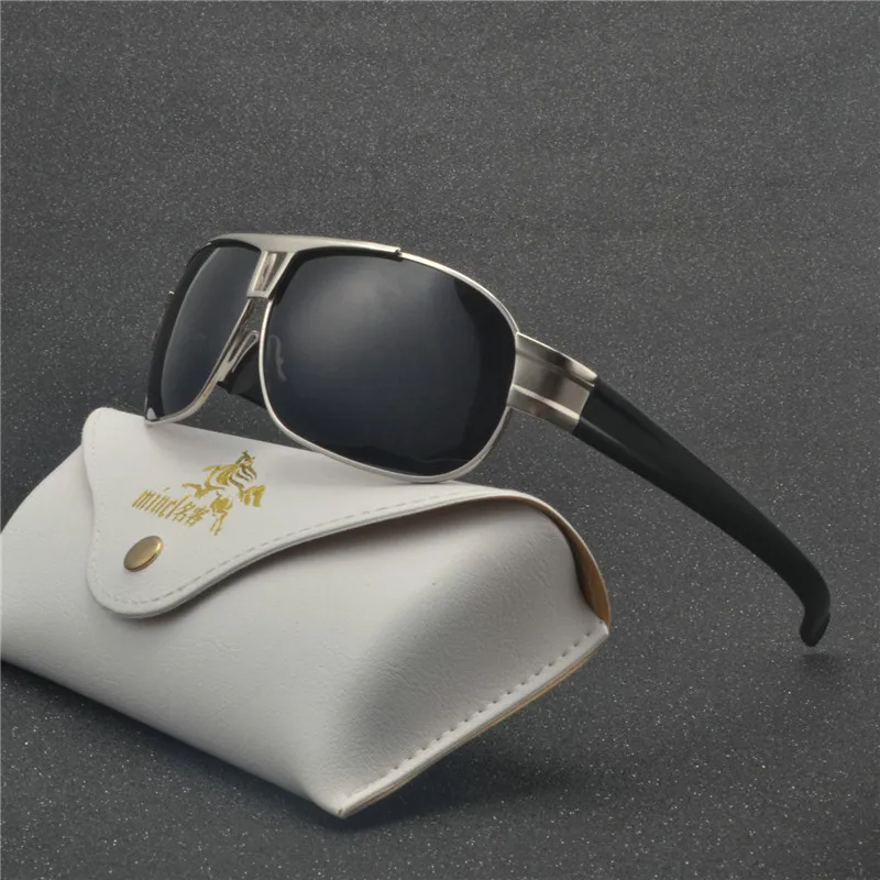 

2019 Pilot Polarized Sunglasses Men Women Metal Frame Spring Hinge Driving Sun Glasses Male Retro Sunglasses NX