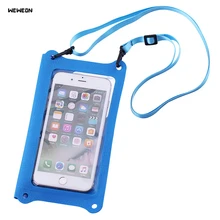 Водонепроницаемая сумка для мобильного телефона с сенсорным экраном, Открытый Чехол для плавания, сотовые телефоны, Портативная сумка для плавания с двойной липучкой