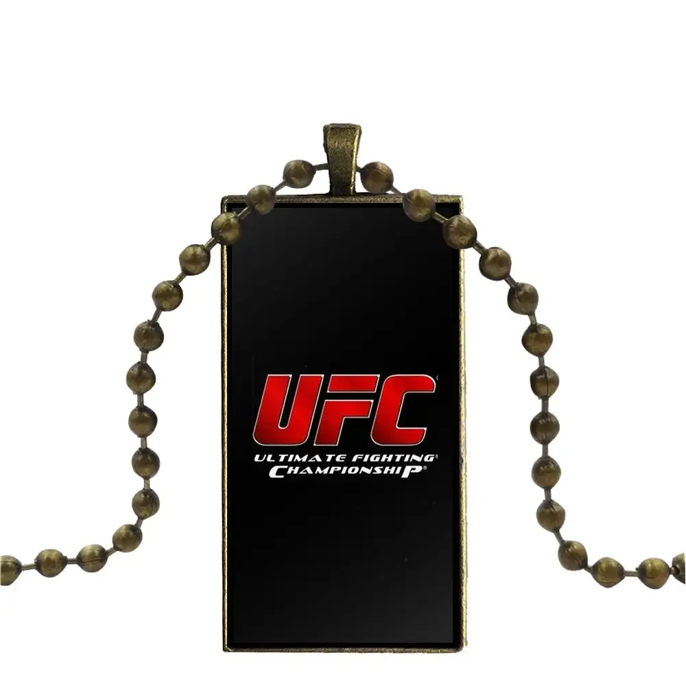 Ufc ММА дизайн логотипа для женщин Праздничная бижутерия со стеклянными