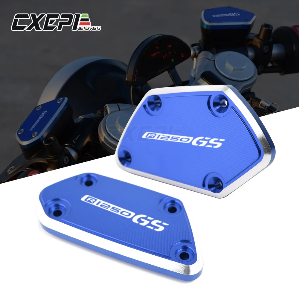 

NEW LOGO R1250GS For BMW R 1250 GS R1250GS ADV 2018 2019 Motorcycle Accessories Front Brake Clutch Fluid Reservoir Caps Cover