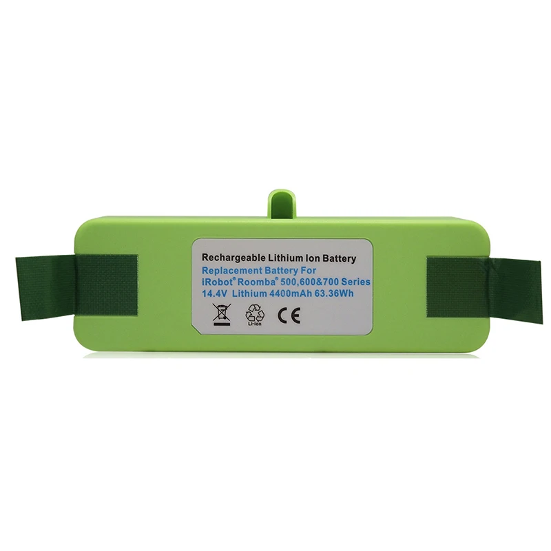 4.4Ah 14.8V Li ion Battery for iRobot Roomba 500 600 700 800 Series 510