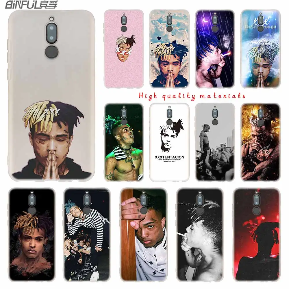 Soft Silicone Case For Huawei Mate 30 20 10 Lite Pro 20X S Y9 2018 2019 NOVA 3 3i 4 black Rap Singer XXXTentacion | Мобильные