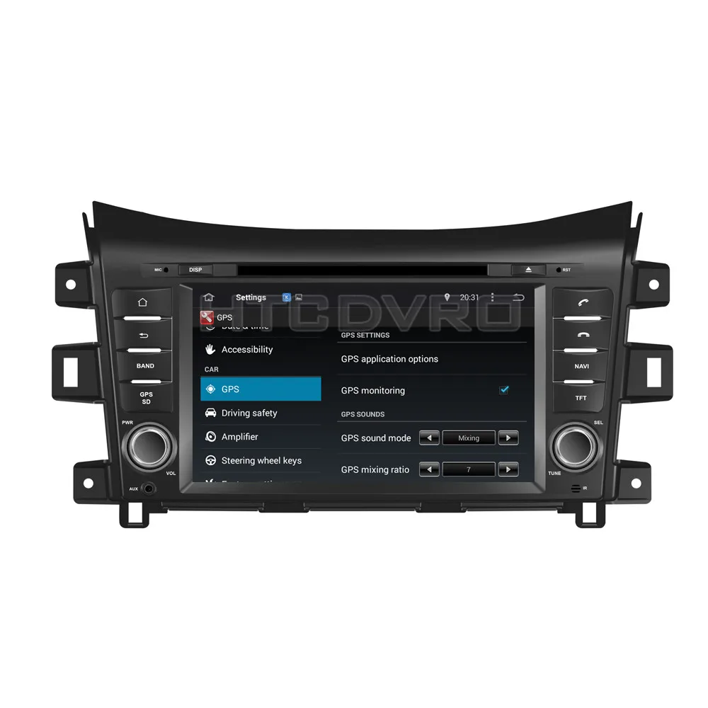 Top YMODVHT 8inch 4G Octa Core Android 9.0 7.1 Car DVD Player for Nissan Navara/NP300 2014-  GPS Auto RDS Radio Audio Video Stereo 5