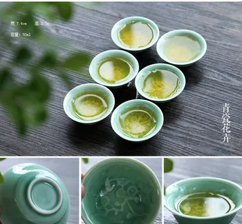 

Kitchen accessories Kung Fu tea set of combination of ceramic glaze ice Japanese tea cup 04