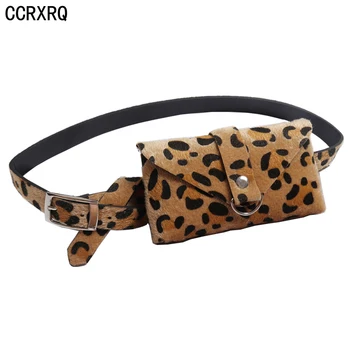 

Women Waist Bag 2019 New Lady Leather Belt Bag Fashion Fanny Pack Handy Belt Pack Sexy Leopard Waist Pack Girl Mobile Coin Purse