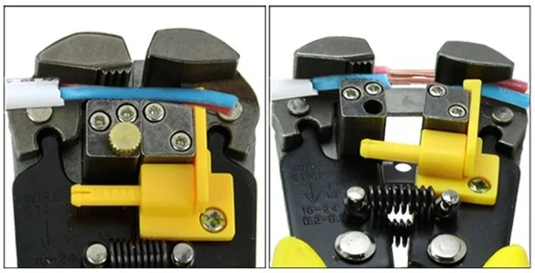 Автоматическая кабеля Провода зачистки самостоятельной настройки щипцы Terminal Tool AWG24-10(0.2-6.0MM2