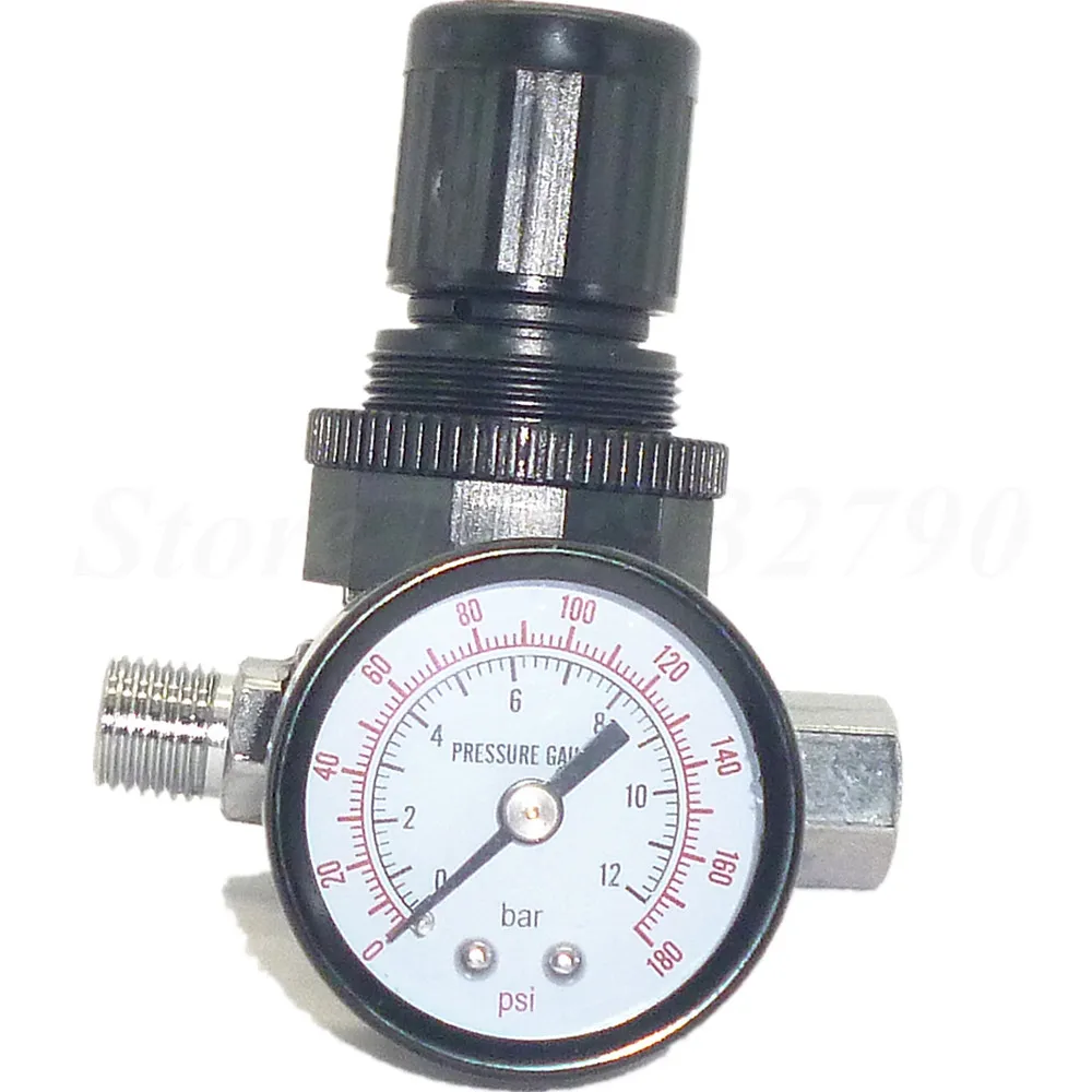 Pneumatic Spray Gun Air Pressure Regulator Auto Paint Air Regulator