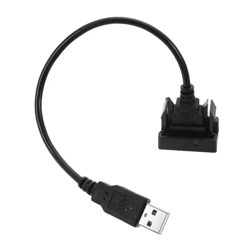 KROAK Автомобильный USB 2,0 свинцовый Удлинительный кабель авто приборная панель заподлицо Интерфейс адаптер Шнур для Toyota