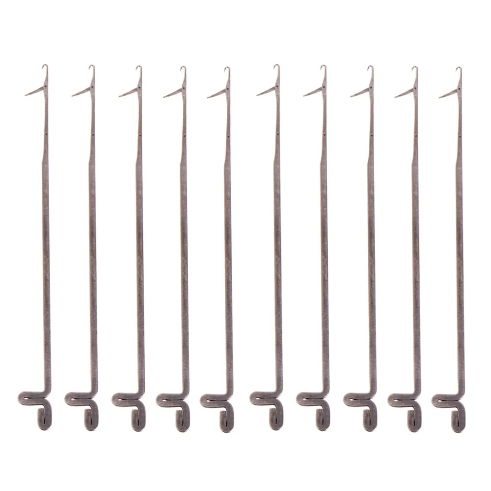 

10 Pcs/1 Bag 2017 New Arrival Crochet Threader Beading Needles Stringing Tool DIY Jewelry Making 80mm