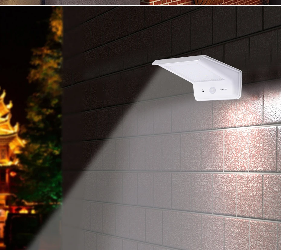 Sensor de Movimento Painéis da Lâmpada Solar ao ar Livre à Prova Lâmpadas de Parede Jardim Solar Pir Dwaterproof Água Alimentado Luzes Rua 20 4 Pçs Led Luz 15 Lâmpadas solares