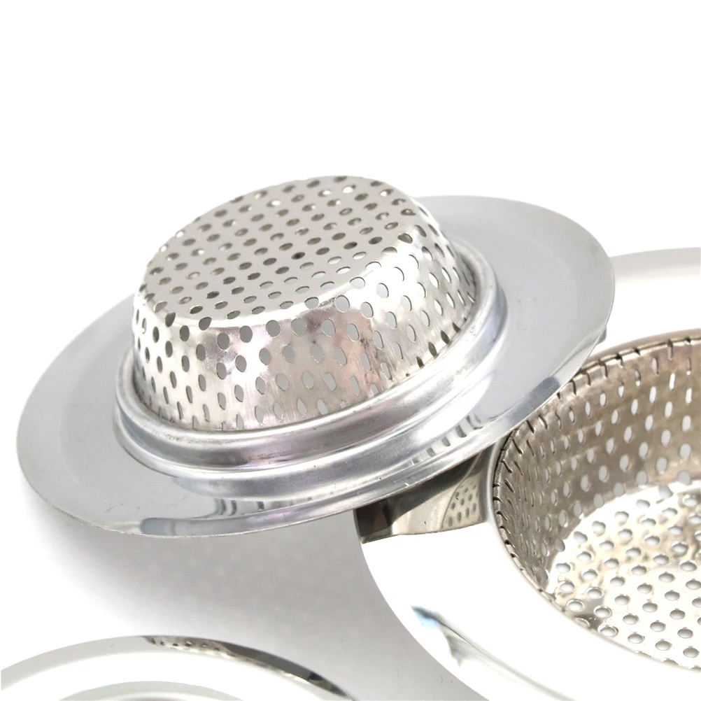 Stainless Steel Sink Strainer Shower Floor Drain Bathroom Plug Trap Hair Catcher Kitchen Sink Filter Floor Cover Basin Drainage Stainless Steel Sink Strainer Shower Floor Drain Bathroom Plug Trap Hair Catcher Kitchen Sink Filter Floor Cover Basin Drainage