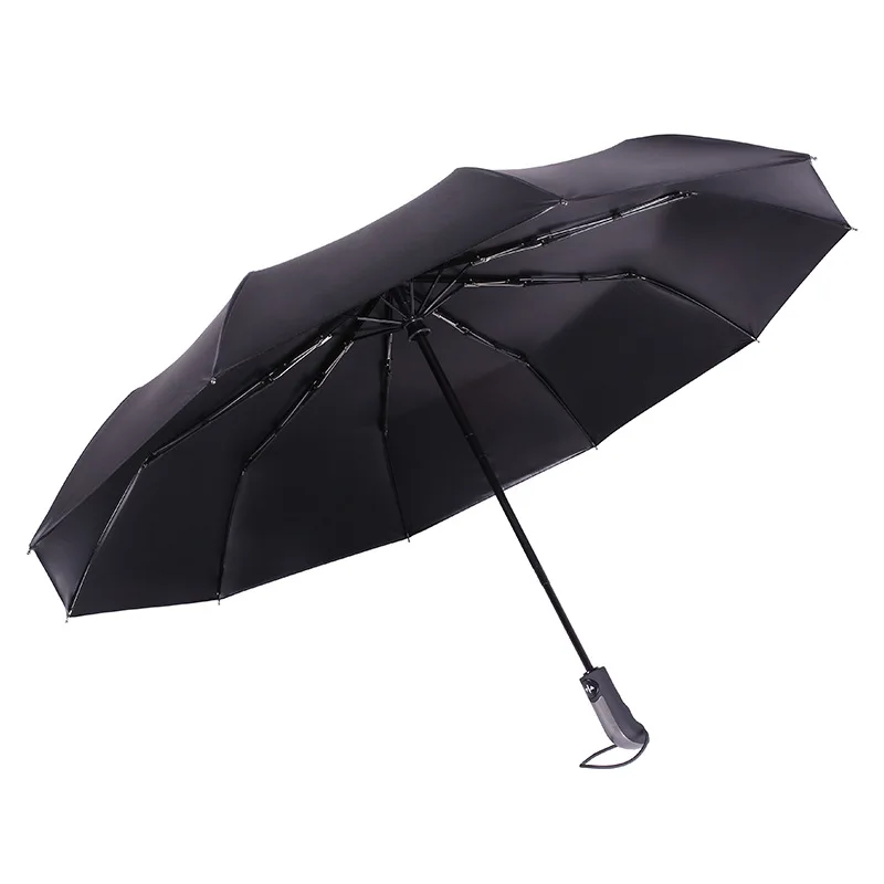 

New large Fully-automatic Sun Umbrella Business Men Folding Umbrellas Sunscreen Anti UV Parasol Windproof