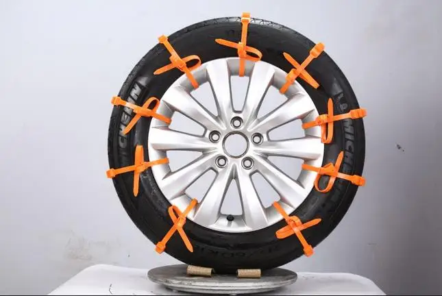 10PCS Set Car Universal Mini Plastic Winter Tyres wheels Snow Chains For CarsSuv Car-Styling Anti-Skid Autocross Outdoor (9)