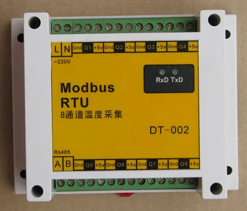 modbus 8 channel temperature acquisition module 485 can