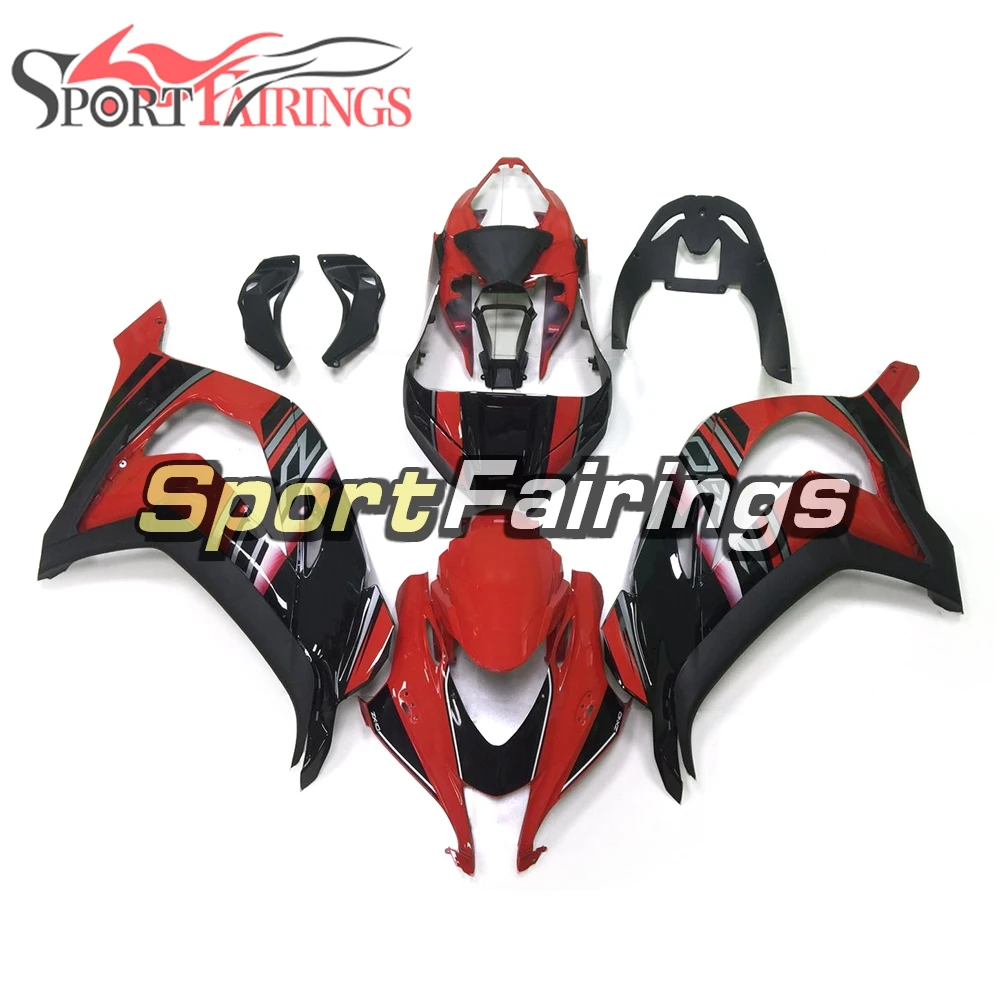 

Complete Fairings For Kawasaki ZX10R 2016 Body Kits ABS Plastic Injection ZX-10R 2016 2017 Motorcycle Bodyworks Gloss Red Black