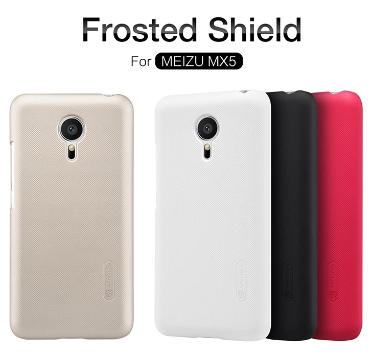 Meizu MX5 NILLKIN super frosted shield case for Meizu MX5 note case back cover case with 1 screen protector as gift