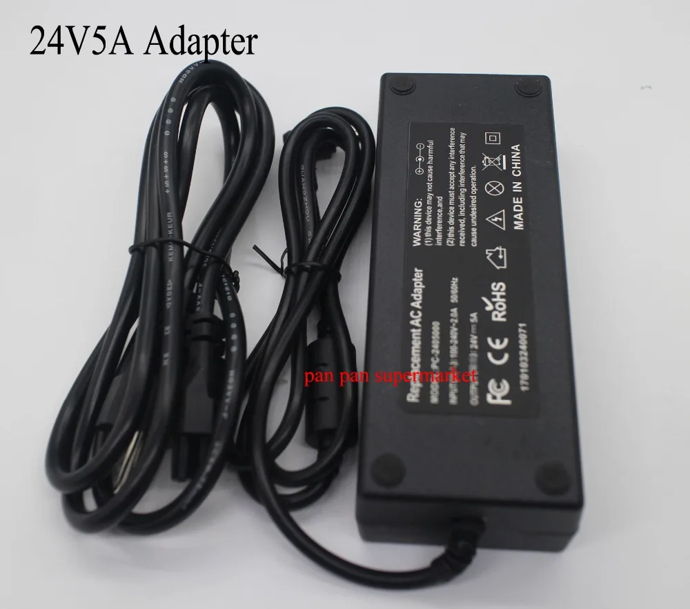 24v 5a 120w светодиодный трансформатор AC100 240V к dc24v адаптер питания для компьютера и