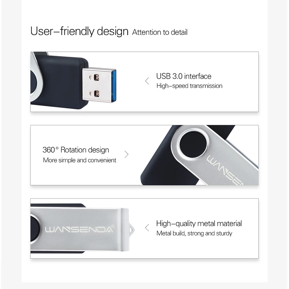 Original Wansenda D103 OTG USB Flash Drive 128GB 64GB 32GB 16GB 8GB Pen Drive USB 3.0 pendrive for Android/PC with package Original Wansenda D103 OTG USB Flash Drive 128GB 64GB 32GB 16GB 8GB Pen Drive USB 3.0 pendrive for Android/PC with package