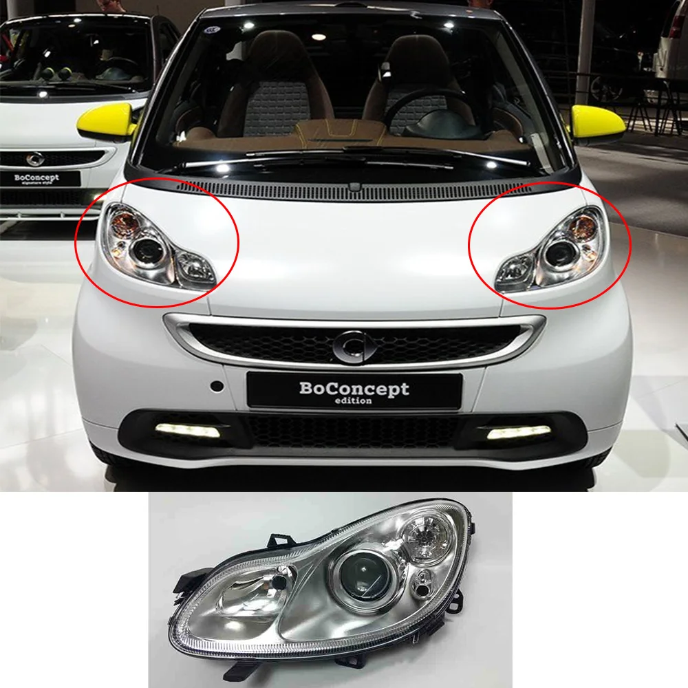 Headlamp assembly For Smart Fortwo W451 2012 2015in Car Headlight