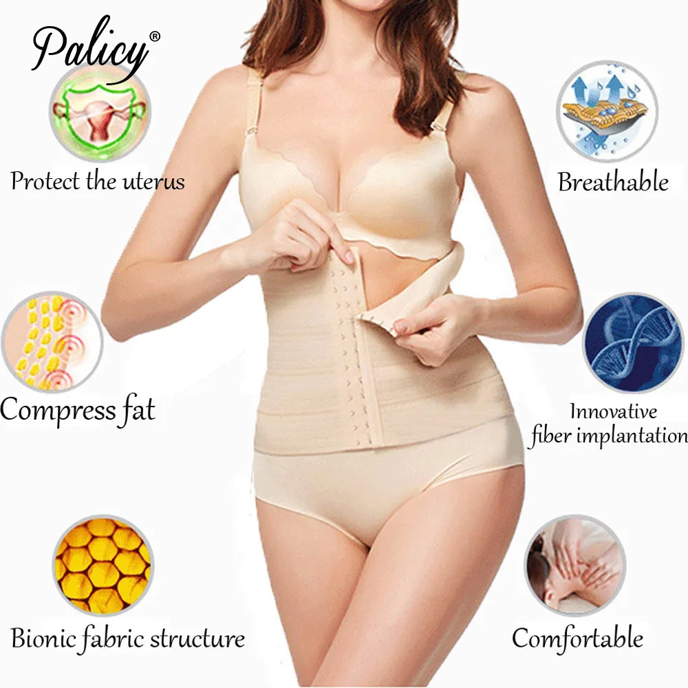 Palicy Body Shaper Женский корсет для утяжки живота утягивающий жилет послеродовой термо