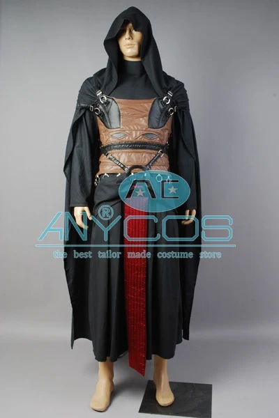 Кинозвезда косплей войны Obi Wan Kenobi/дарт костюм ревана накидка джедай туника халат
