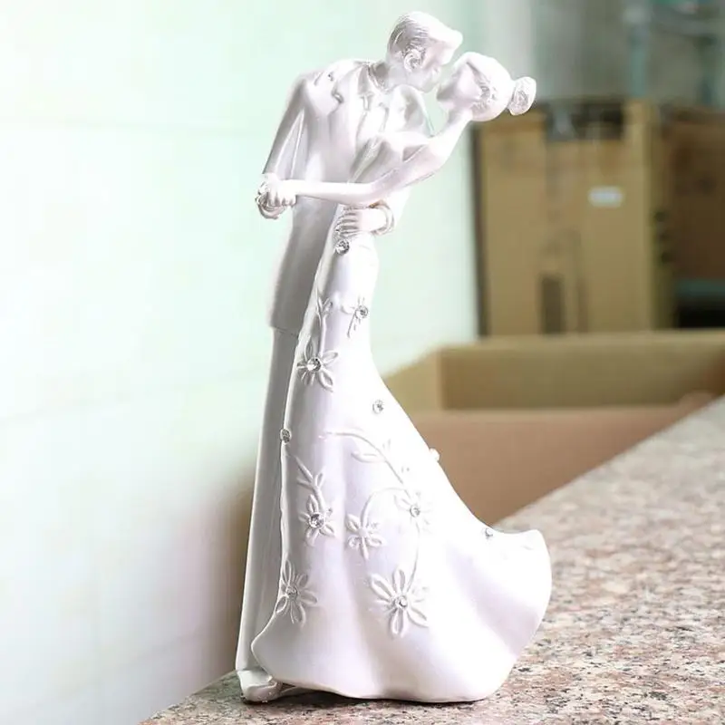 Casamento Rustic Kiss Love Couple Wedding Cake Topper Bride And
