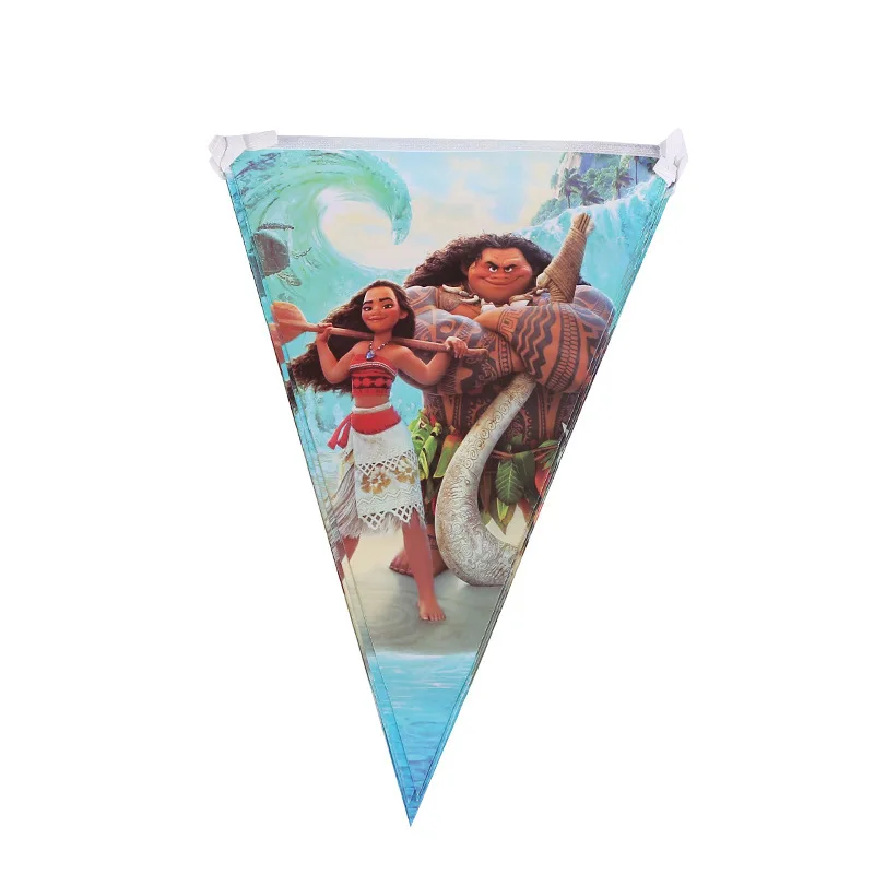 

Moana Party Decorations Happy Birthday Flag Banner Birthday Party Decorations Kids Baby Shower Festive Event Party Supplies