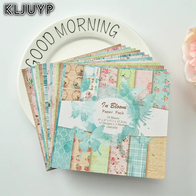 Special Offers KLJUYP 24sheets/pack 6" Single Printed Frames pattern creative papercraft art paper handmade scrapbooking kit set books Special Offers KLJUYP 24sheets/pack 6" Single Printed Frames pattern creative papercraft art paper handmade scrapbooking kit set books