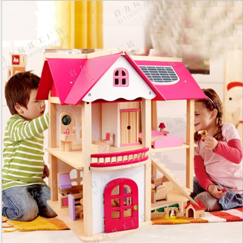 childrens wooden dolls house