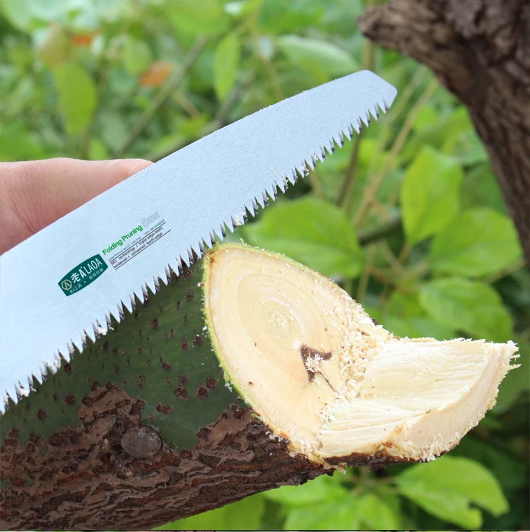 LAOA 10 inch 7T/9T/12T Wood Folding Saw Outdoor For Camping SK5 Grafting Pruner for Trees Chopper Garden Tools Unility Knife