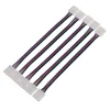 5pcs 10pcsp/lot 10mm 4pin DC connecteur de fil d'alimentation Jack bornes de câble femelle pas de soudure pour 3528 5630 5050 RGB LED bande lumineuse ► Photo 1/6