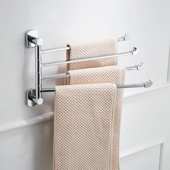 

AUSWIND modern silver polish 304 stainless steel activities three/two/four bars towel rack bathroom towel bar wall mount product