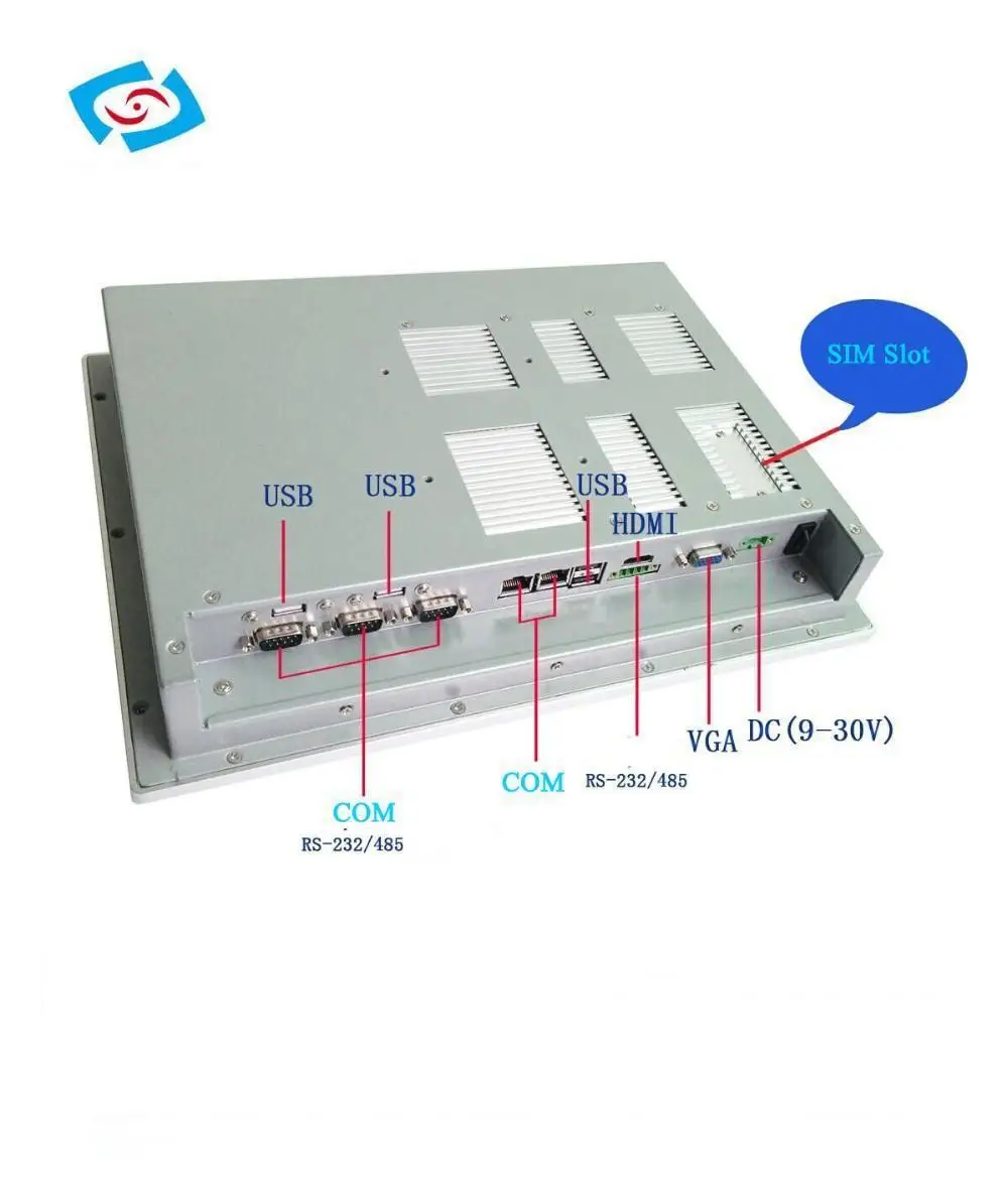 

industrial touch screen panel computer support window xp and window 7 PPC-121P