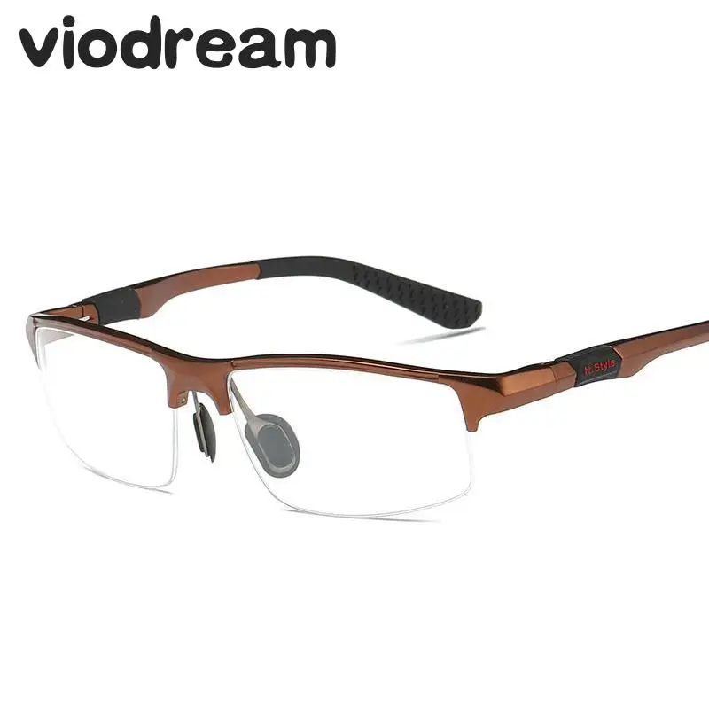 Viodream, новинка, мужские спортивные очки с алюминиево-магниевой оправой, полуоправы для очков, очки по рецепту, оптические очки, оправа Oculos