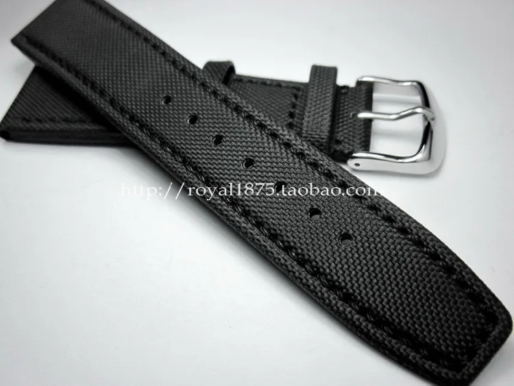 

2019 Nato Strap Canvas Nylon Watchbands For Omega IWC 20mm 21mm 22mm Black High Qualiyt Watch Band Bracelet With Pin Buckle