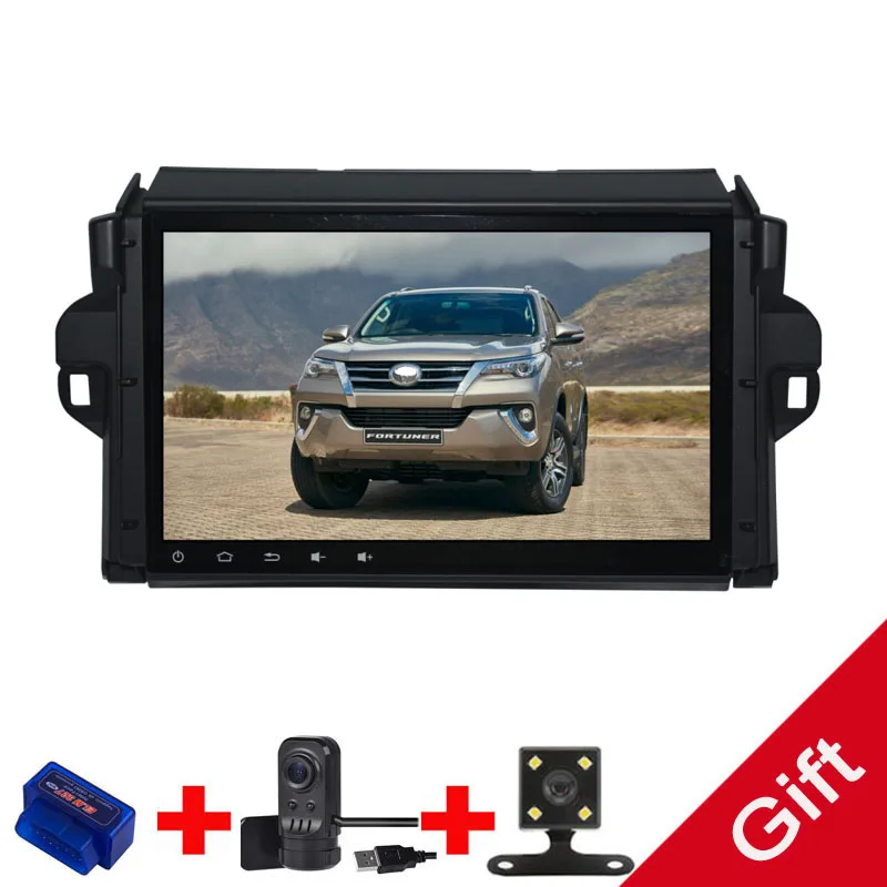 

Android 8.0 Octa Core PX6/PX30 Fit Toyota Fortuner /SW4 2015- 2019 Car DVD Player Navigation GPS Radio