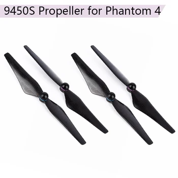 

4Pc 9.4*5 inch Props for DJI Phantom 4 9450S Carbon Fiber Propellers with Aluminum Alloy Seat Quadcopter Blades Accessories
