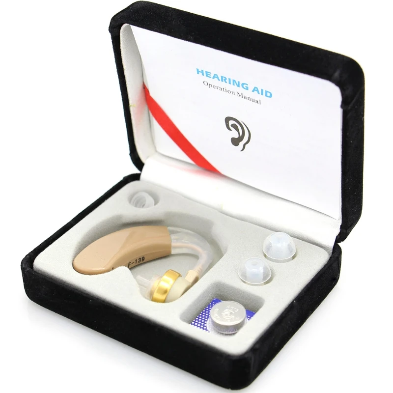 Hearing Ear Aids Sound Amplifier Medical F 139 BTE Device Enhancement